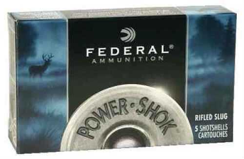 12 Gauge 5 Rounds Ammunition Federal Cartridge 2 3/4" 1 oz Lead #Sabot Slug